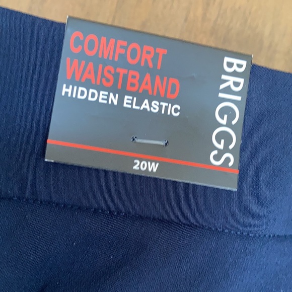 Briggs navy blue pull on short w comfort waistband and stretch 20W - Picture 7 of 17